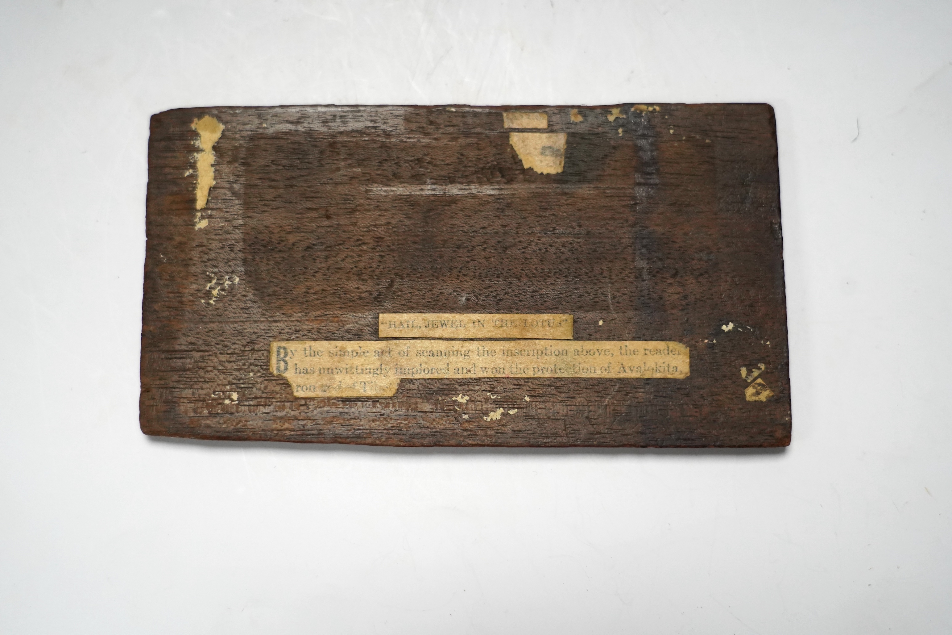 A 19th century novelty treen coin box in the form of two antiquarian books, 15.5cm